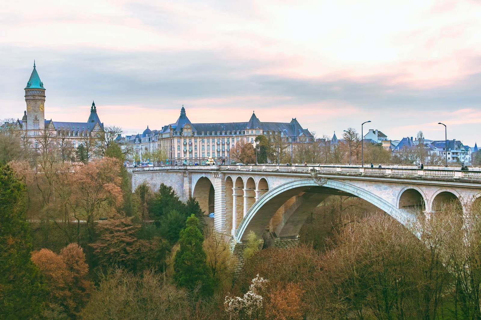 Adolphe Bridge in Luxembourg City